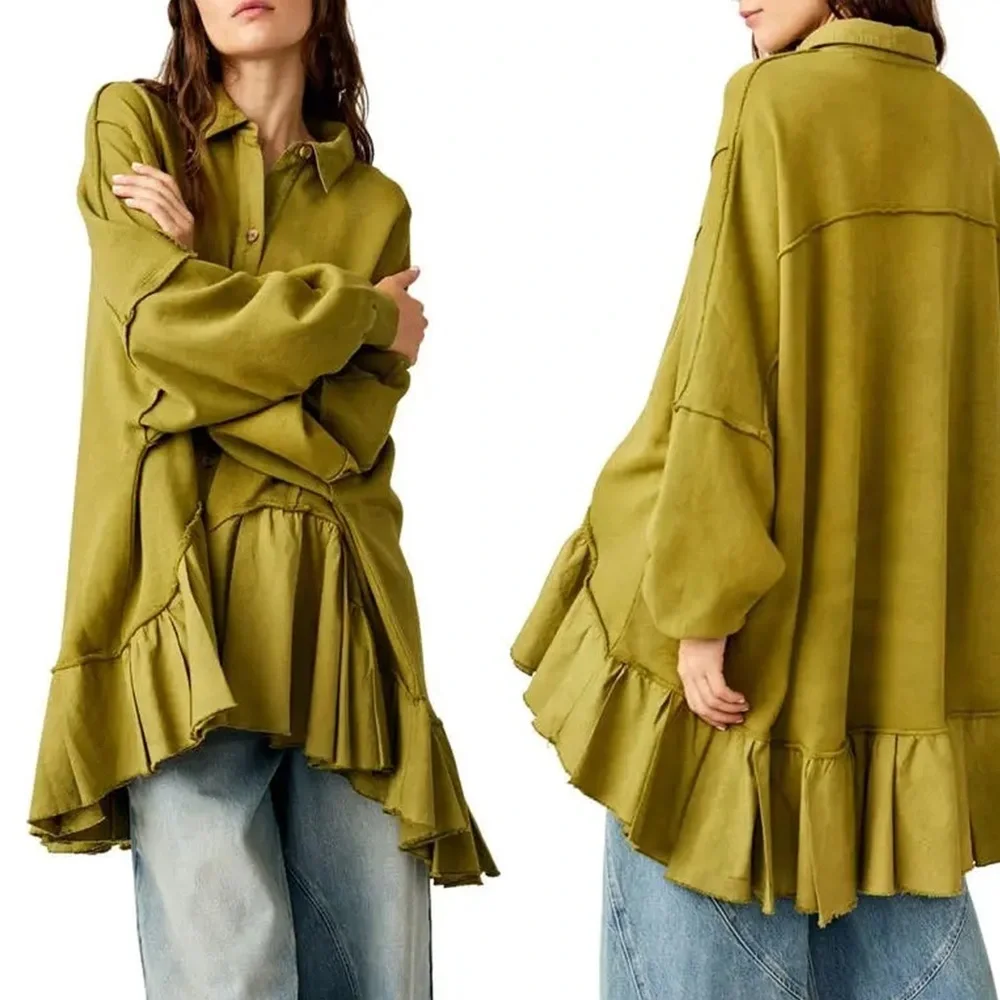 Free People - Button-Up Sweatshirt - Grape Leaves - Picture 2 of 10